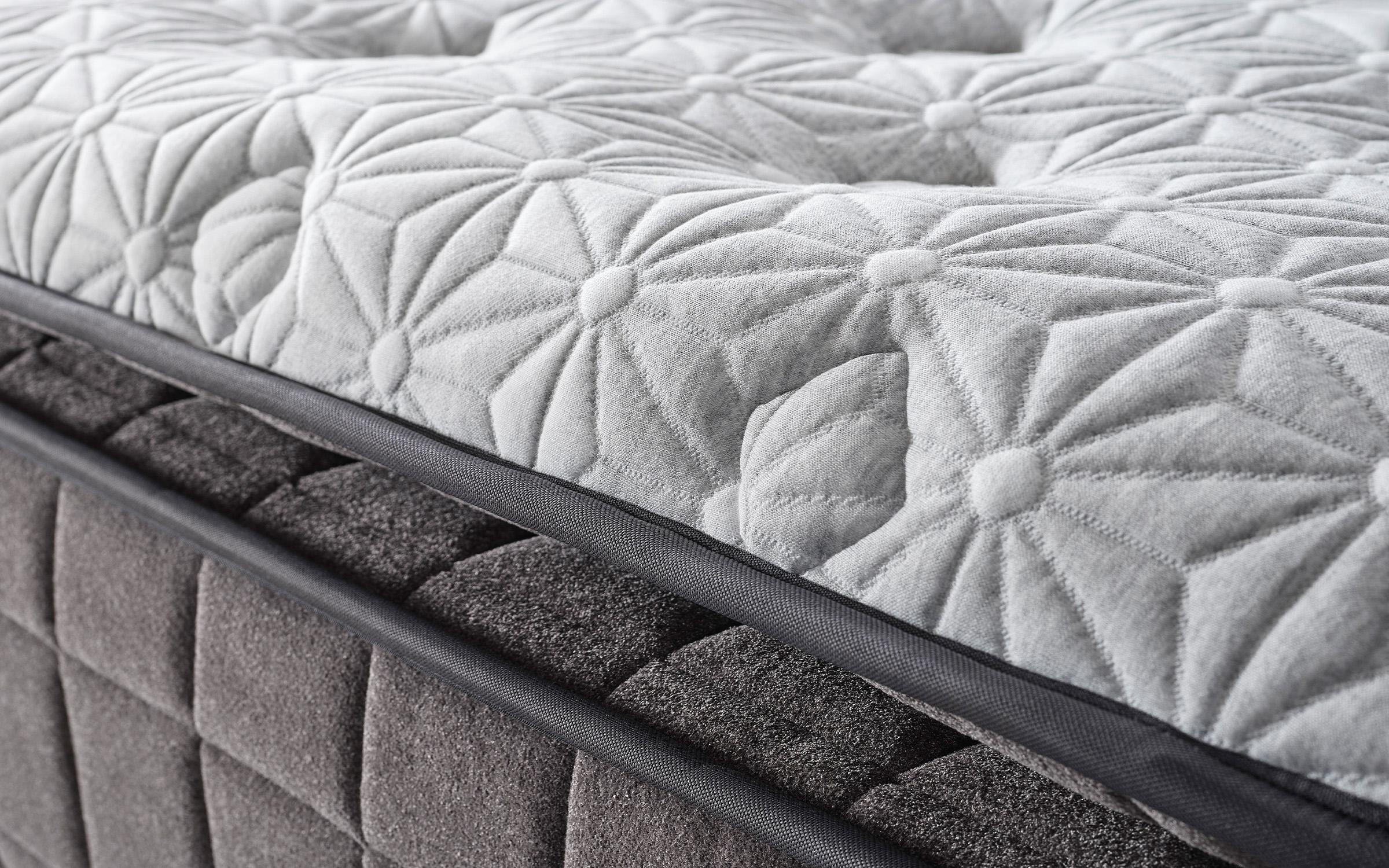 Pat dublu Boxspring 160/200 Velira + saltea, gri  10